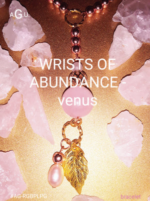 WRISTS OF ABUNDANCE-stunning braclet from PURLS GURL COLLECTION. Rose gold and gold plated mix, a must have!