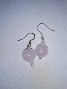 THE PRETTIEST PINK - sterling silver - rose quartz