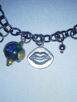 Load image into Gallery viewer, CHARMING JINGLE - charm anklet - pewter
