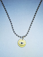 Load image into Gallery viewer, EYE ROLLIN&#39; - lucky eye - gold ball chain
