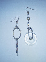 Load image into Gallery viewer, ALL THAT GLASS - dangle earrings- glass - multi
