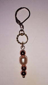 GODDESS TRIBUTE - dangle pearl earrings