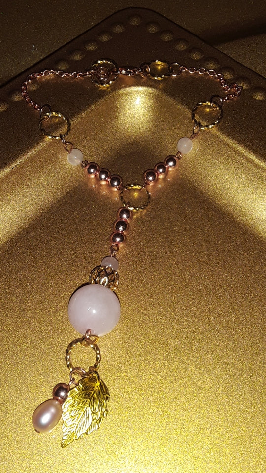 WRISTS OF ABUNDANCE-VENUS - rose quartz - bracelet