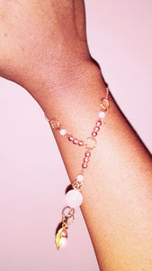 WRISTS OF ABUNDANCE-VENUS - rose quartz - bracelet